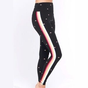 Spiritual Gangster Rainbow Leggings In Black